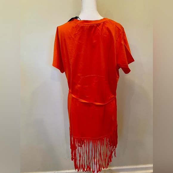DG2 By Diane Gilman Fringed Tunic Size 1X NWT 1B2 - Picture 5 of 7